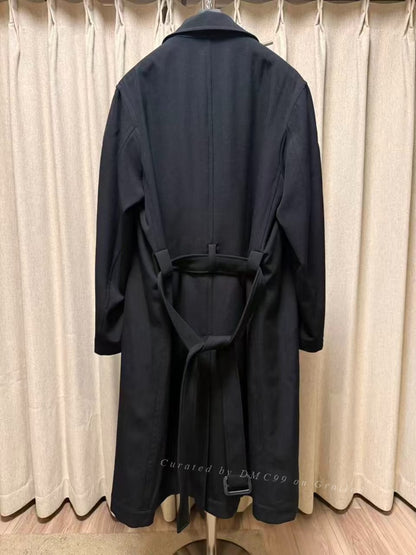 Yohji Yamamoto 23AW Double-Breasted Wool Coat