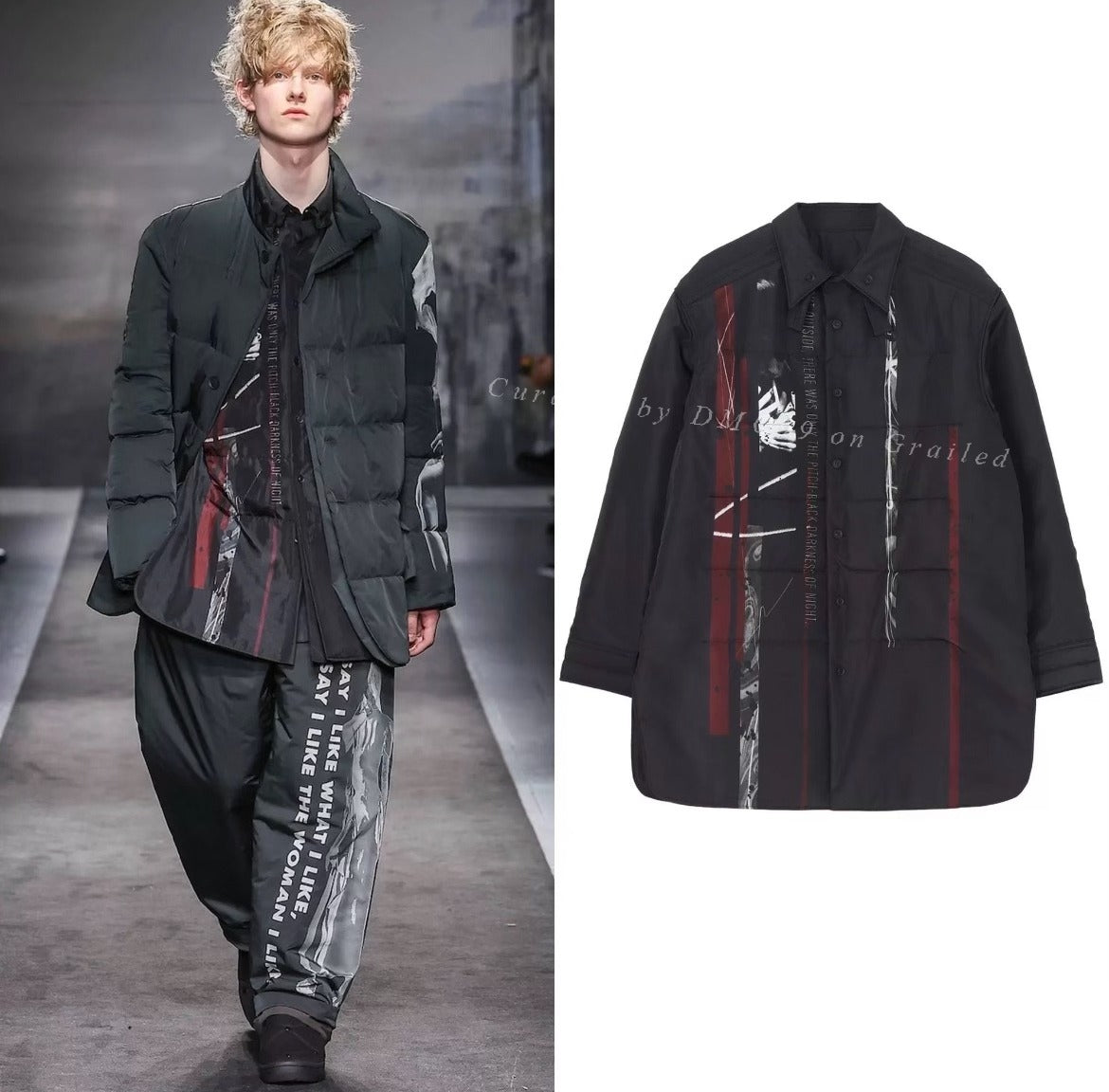 Yohji Yamamoto 25AW Double-Layer Padded Coat