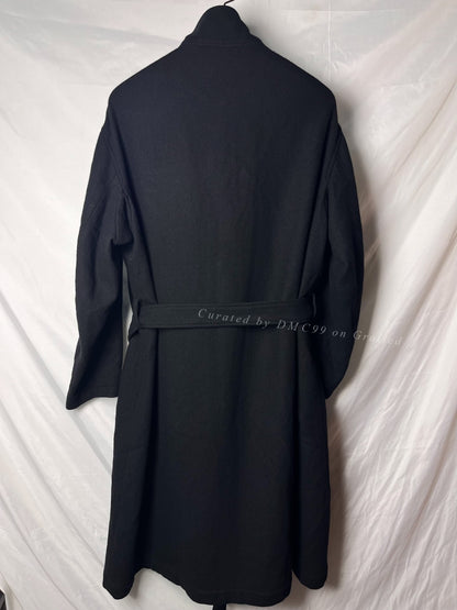 Yohji Yamamoto 22AW Flannel Stand Collar Coat