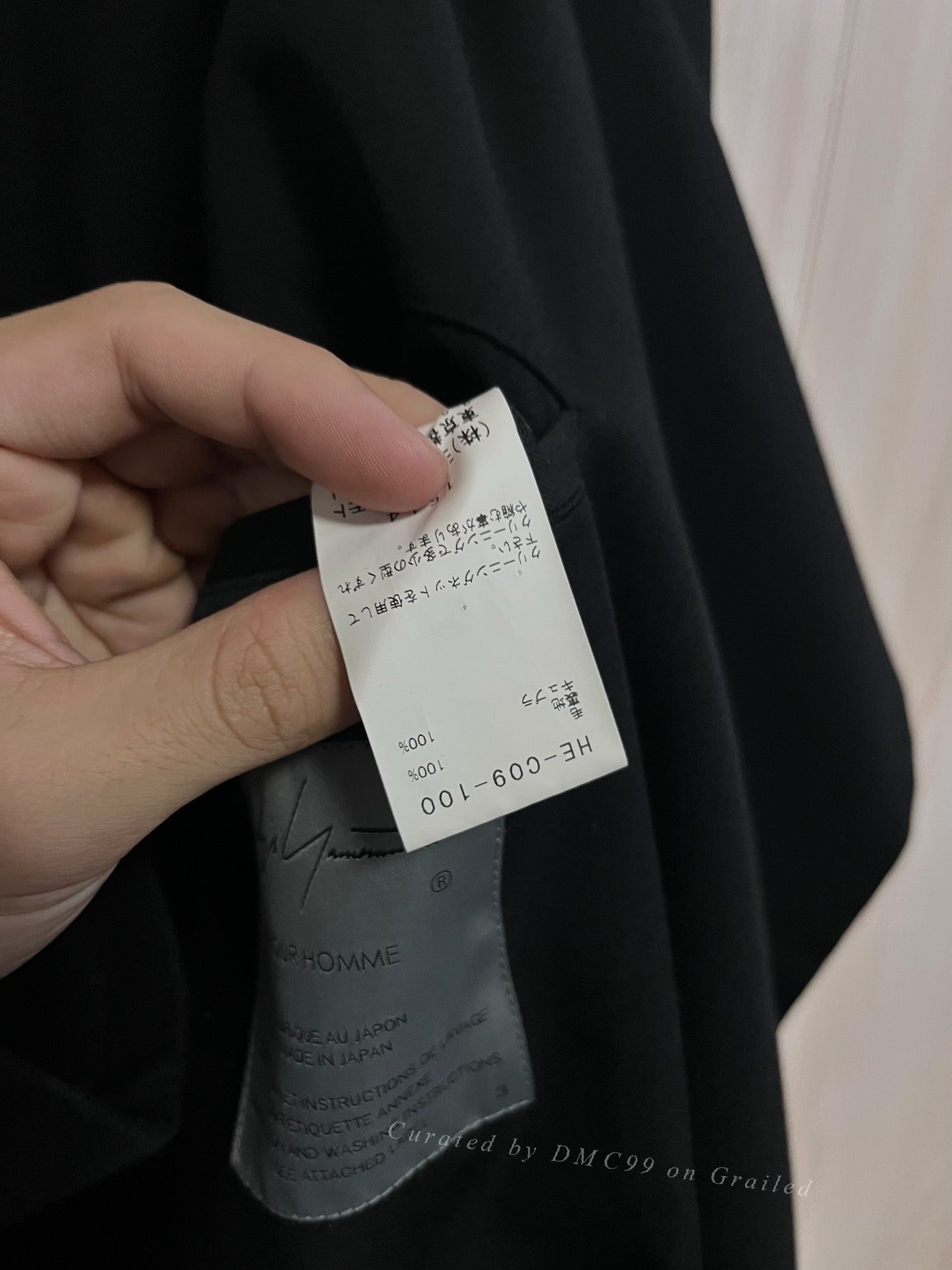 Yohji Yamamoto 23SS Classic Cape Coat