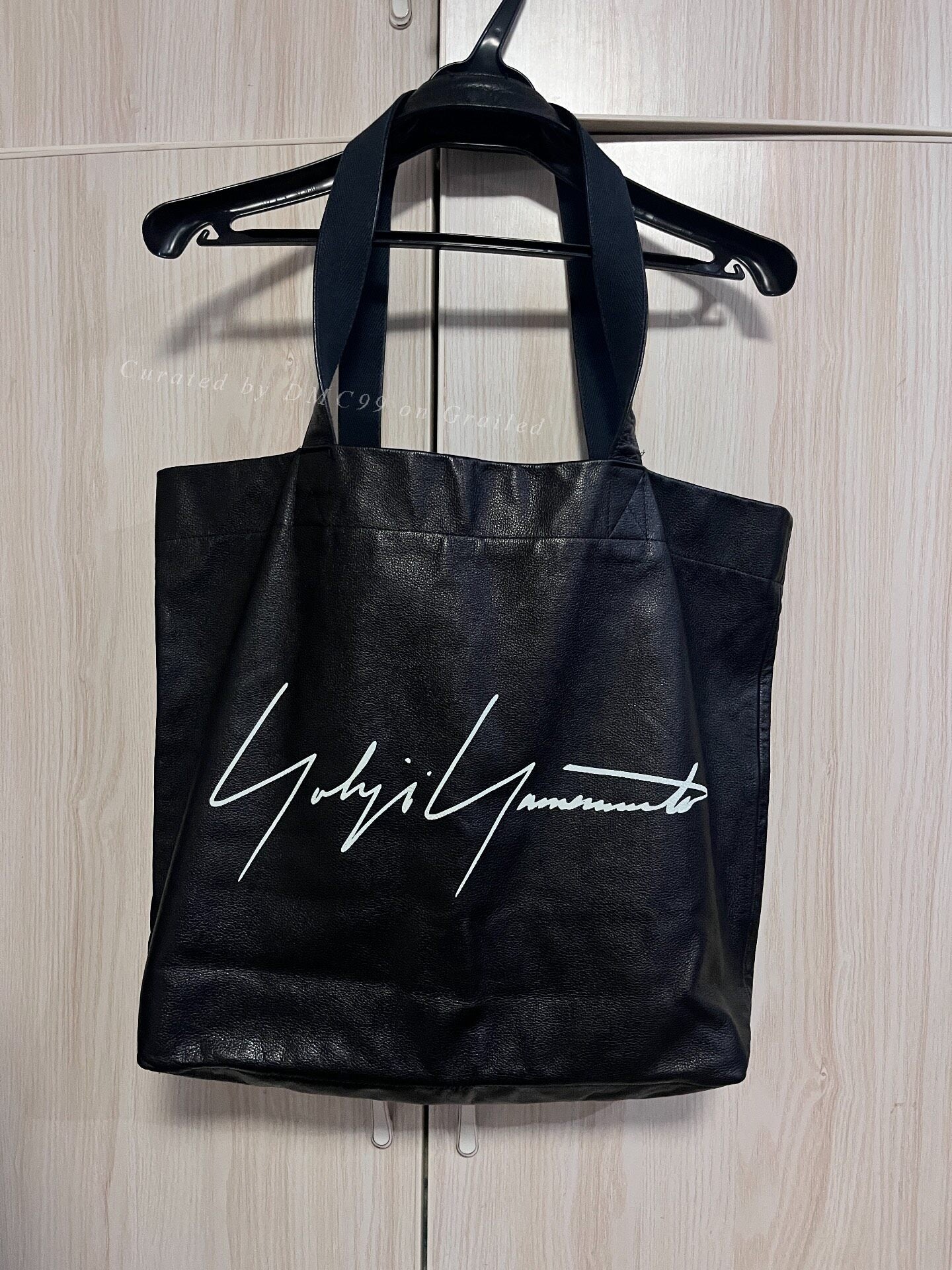 Yohji Yamamoto Limited Signature Leather Tote