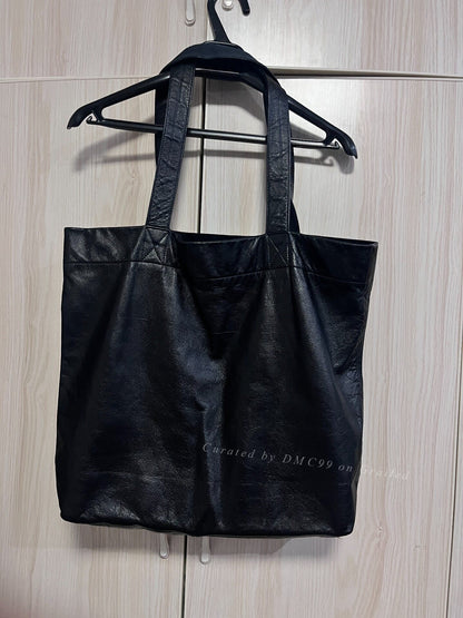 Yohji Yamamoto Limited Signature Leather Tote