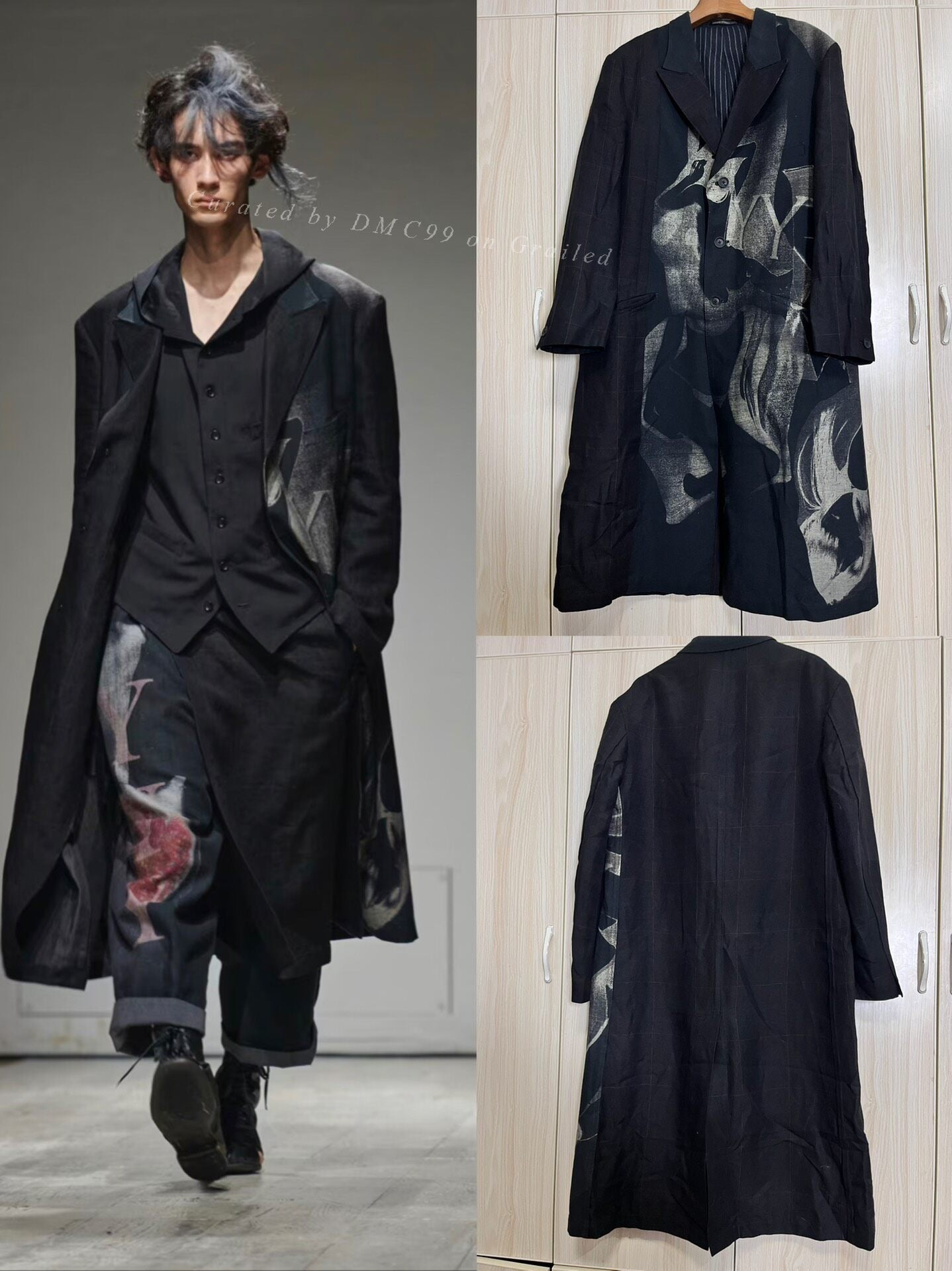 Yohji Yamamoto 2023 SS Linen Totem Coat