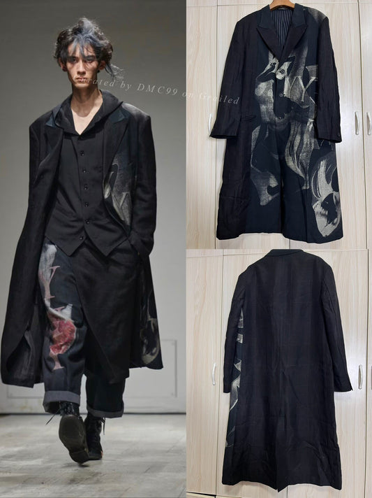 Yohji Yamamoto 2023 SS Linen Totem Coat