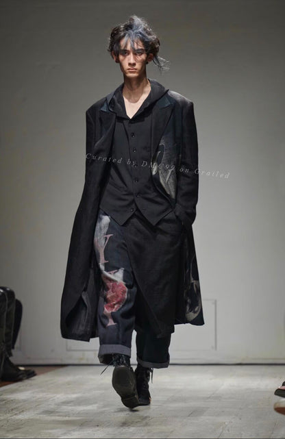 Yohji Yamamoto 2023 SS Linen Totem Coat