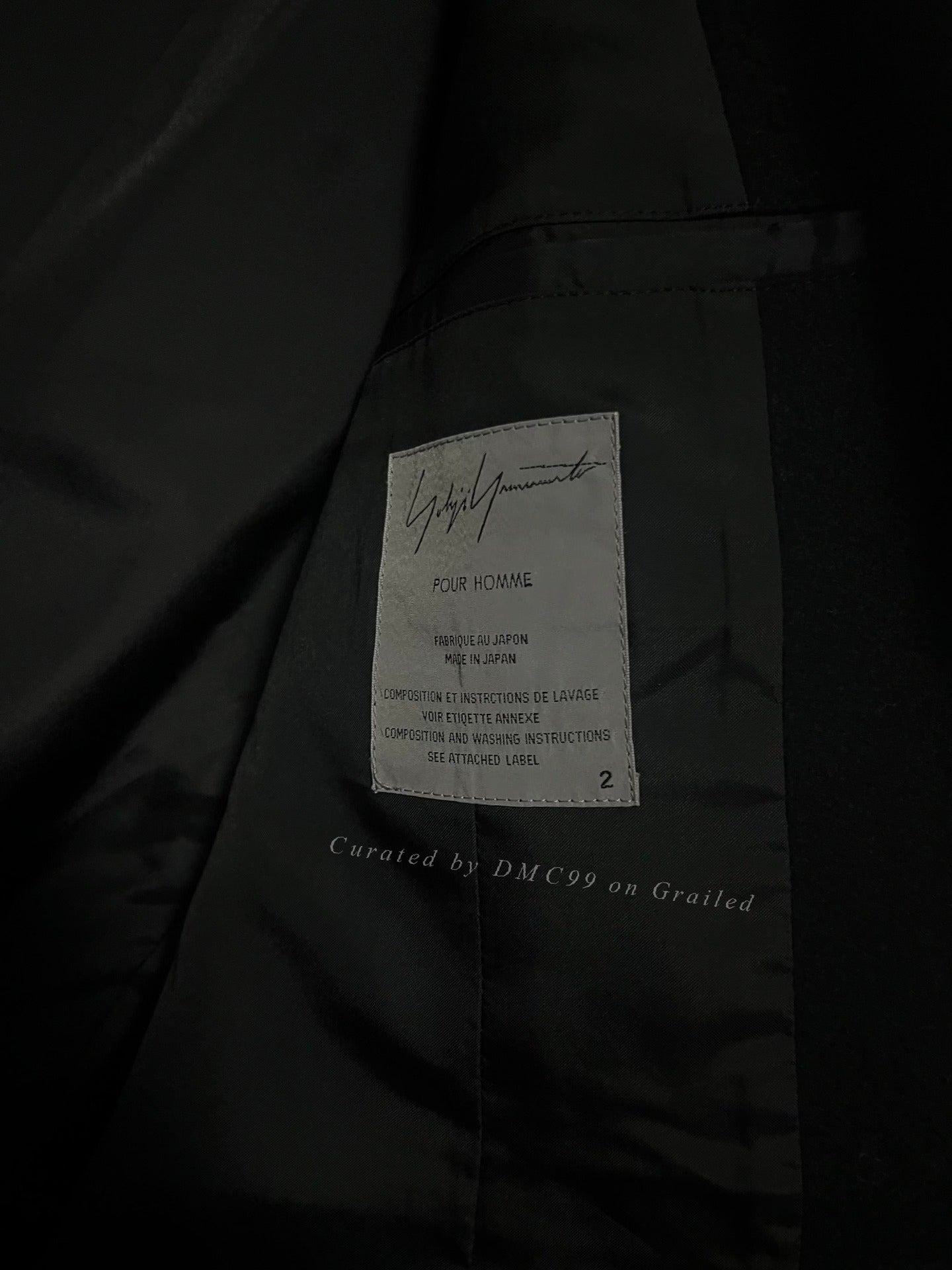 Yohji Yamamoto 01AW Collar Patchwork Blazer