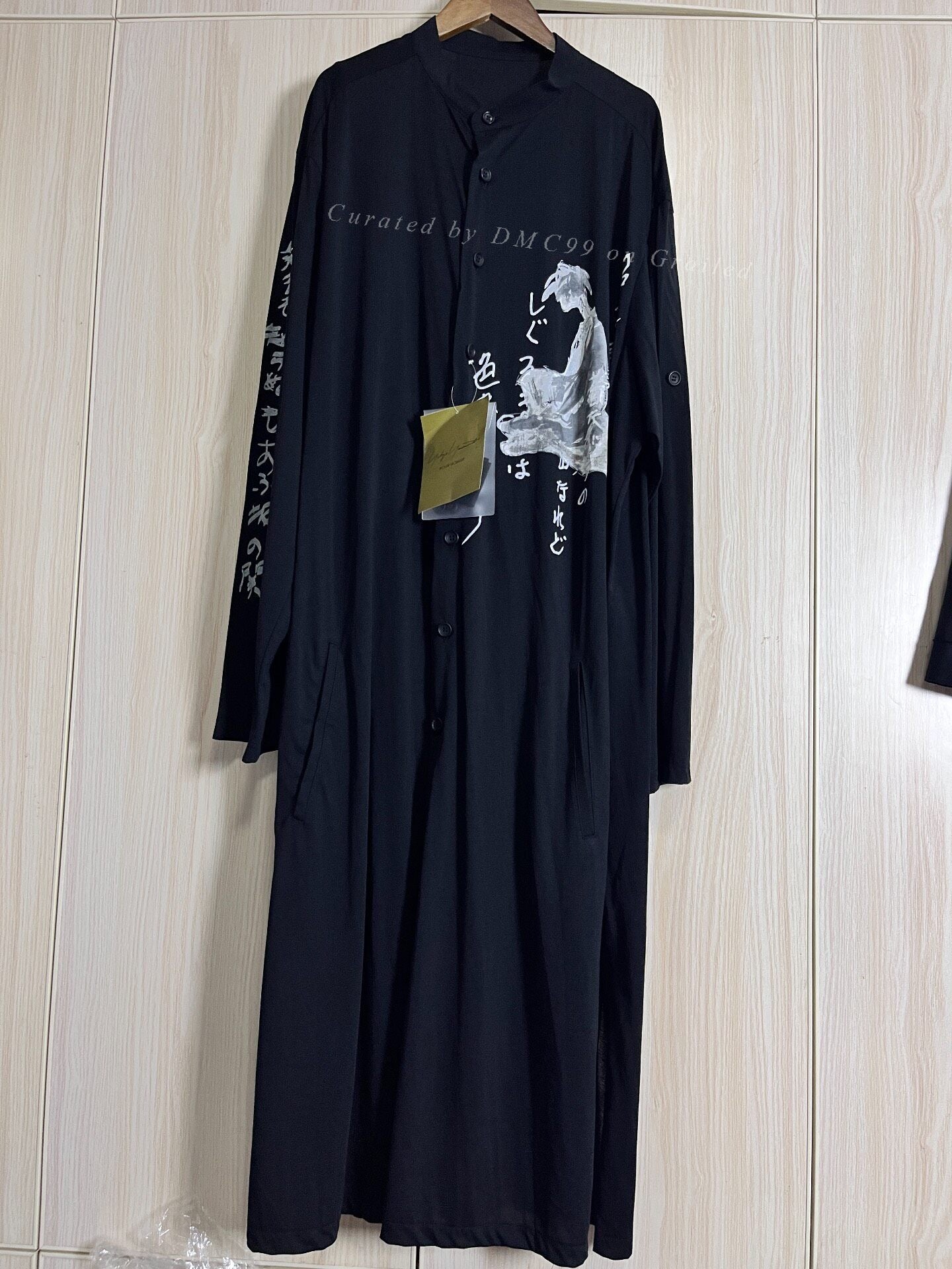 Yohji Yamamoto 25SS Printed Long Shirt