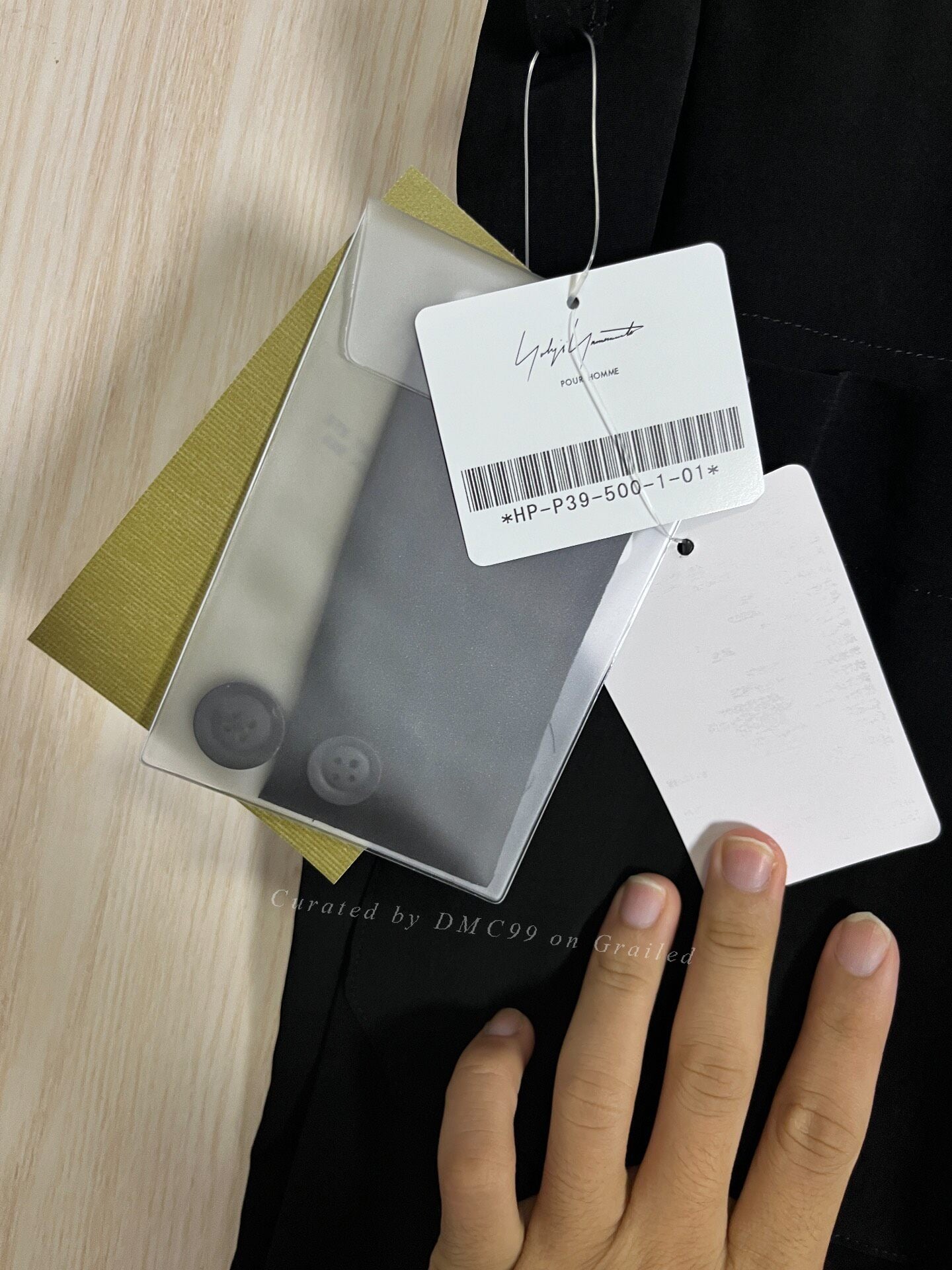 Yohji Yamamoto 25SS Triacetate Drop-Crotch Pants