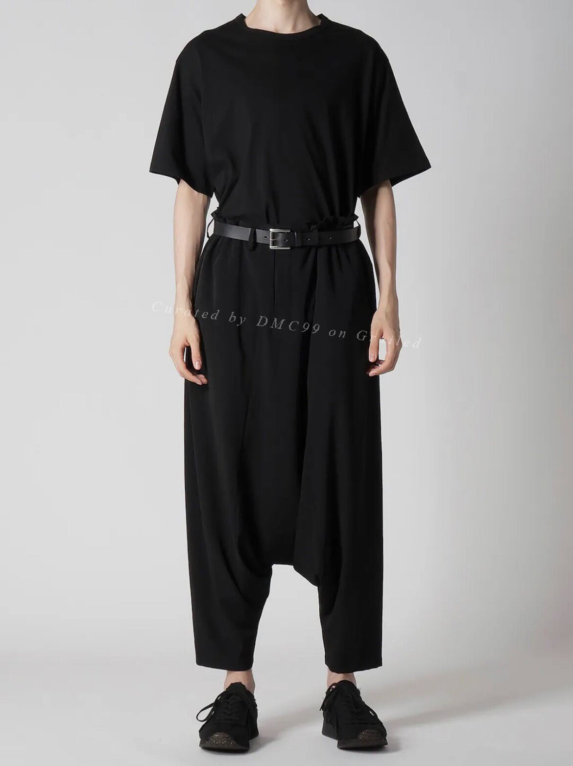 Yohji Yamamoto 25SS Triacetate Drop-Crotch Pants