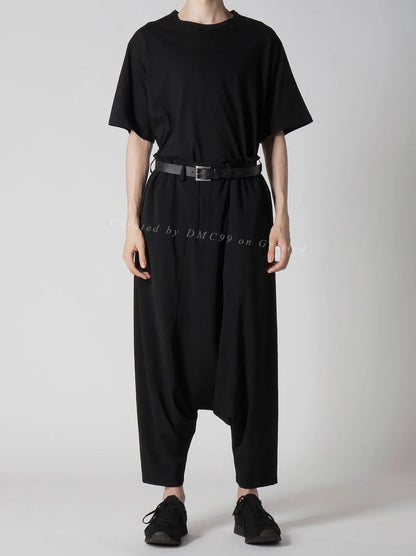 Yohji Yamamoto 25SS Triacetate Drop-Crotch Pants