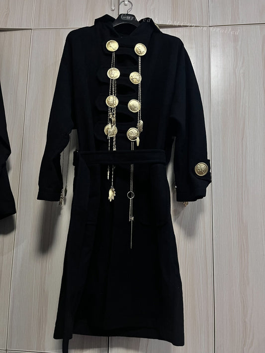 Yohji Yamamoto 19AW Gold Button Coat