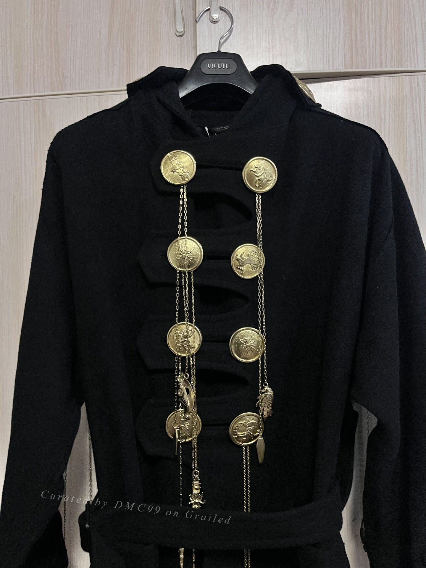 Yohji Yamamoto 19AW Gold Button Coat