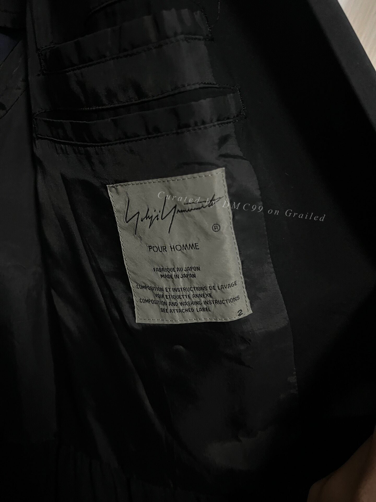 Yohji Yamamoto 18SS Blue Characters
