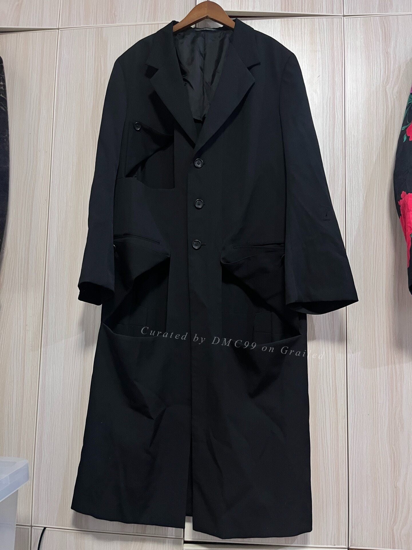 Yohji Yamamoto 25SS Cutout Wool Coat