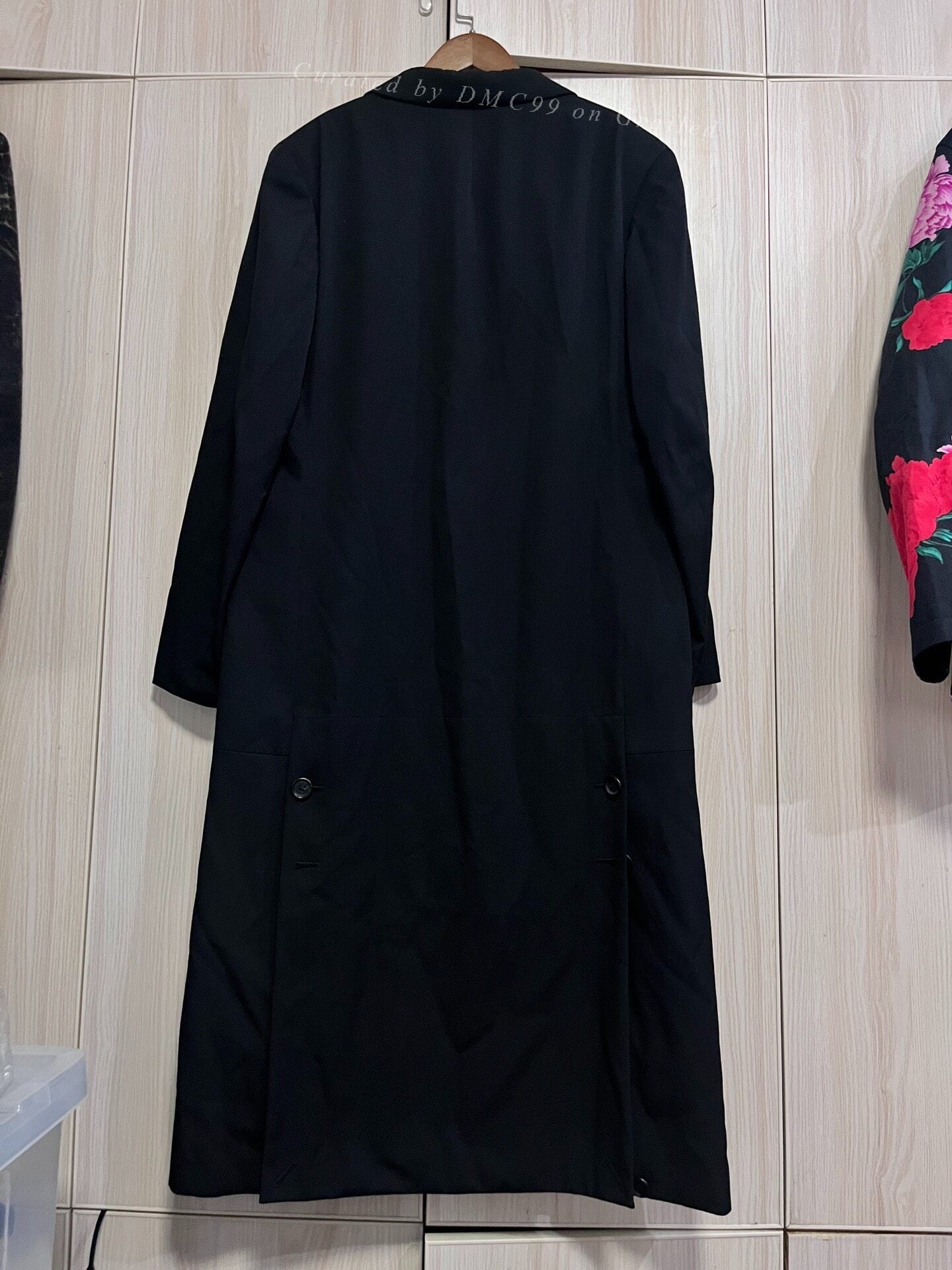 Yohji Yamamoto 25SS Cutout Wool Coat