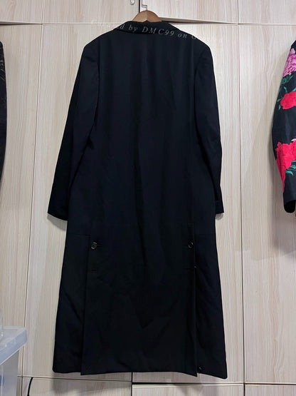 Yohji Yamamoto 25SS Cutout Wool Coat