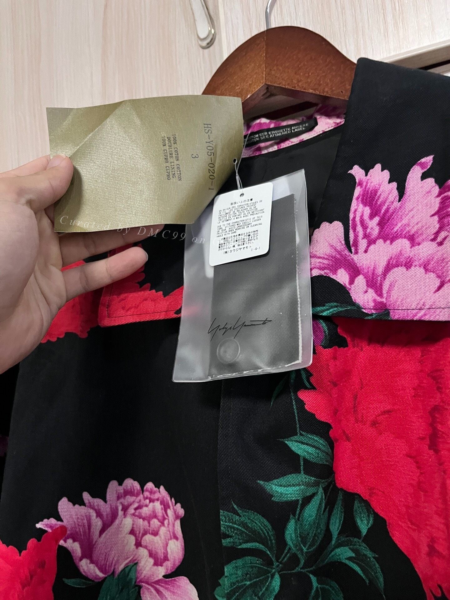 Yohji Yamamoto 1996 SS Floral Jacket Replica