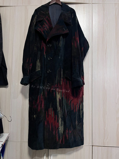 Yohji Yamamoto 23AW Runway Look7 Cotton Velvet Coat