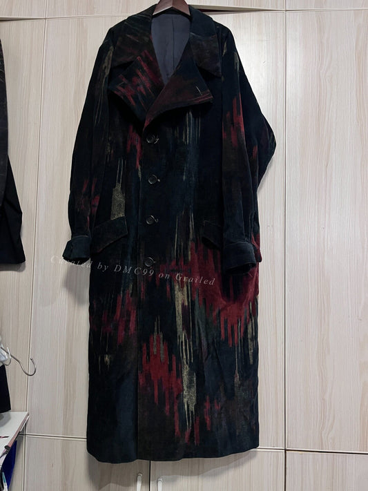 Yohji Yamamoto 23AW Runway Look7 Cotton Velvet Coat