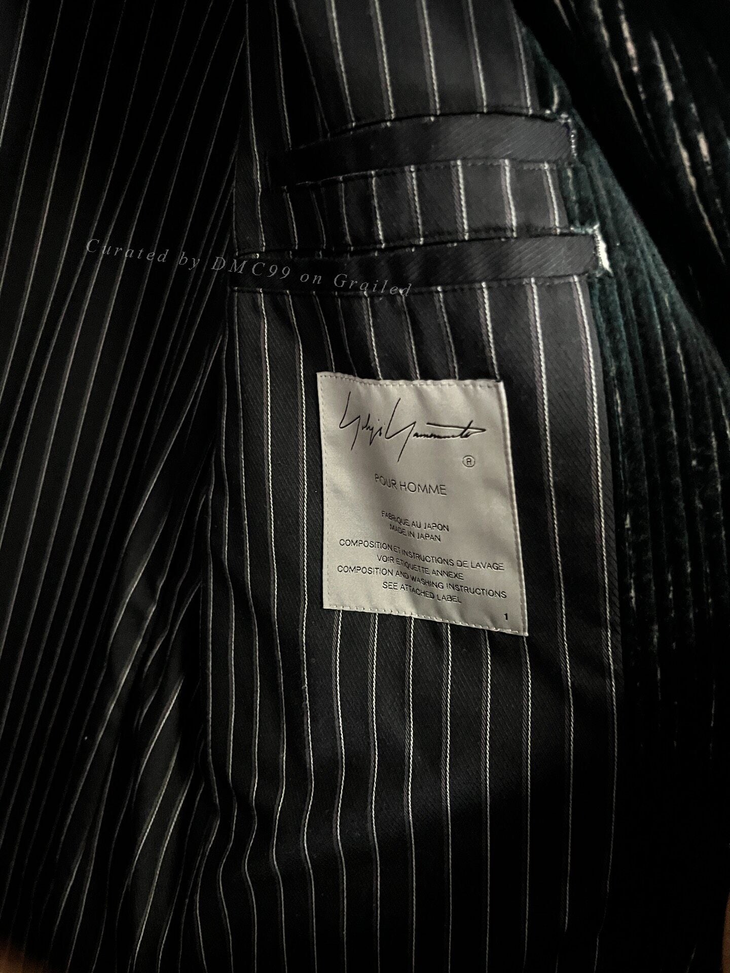 Yohji Yamamoto 22AW Corduroy Coat