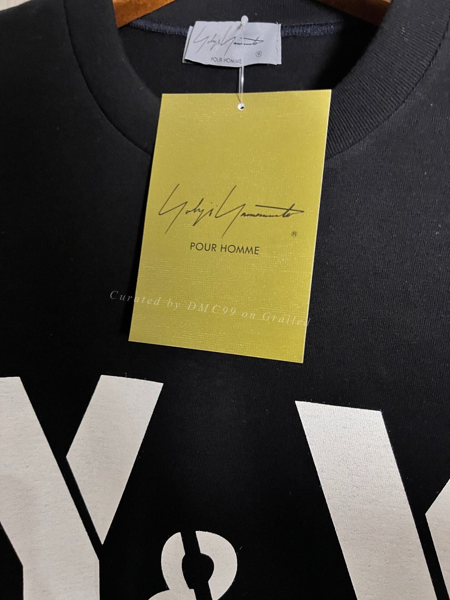 Yohji Yamamoto 24AW YY Printed Short-Sleeve