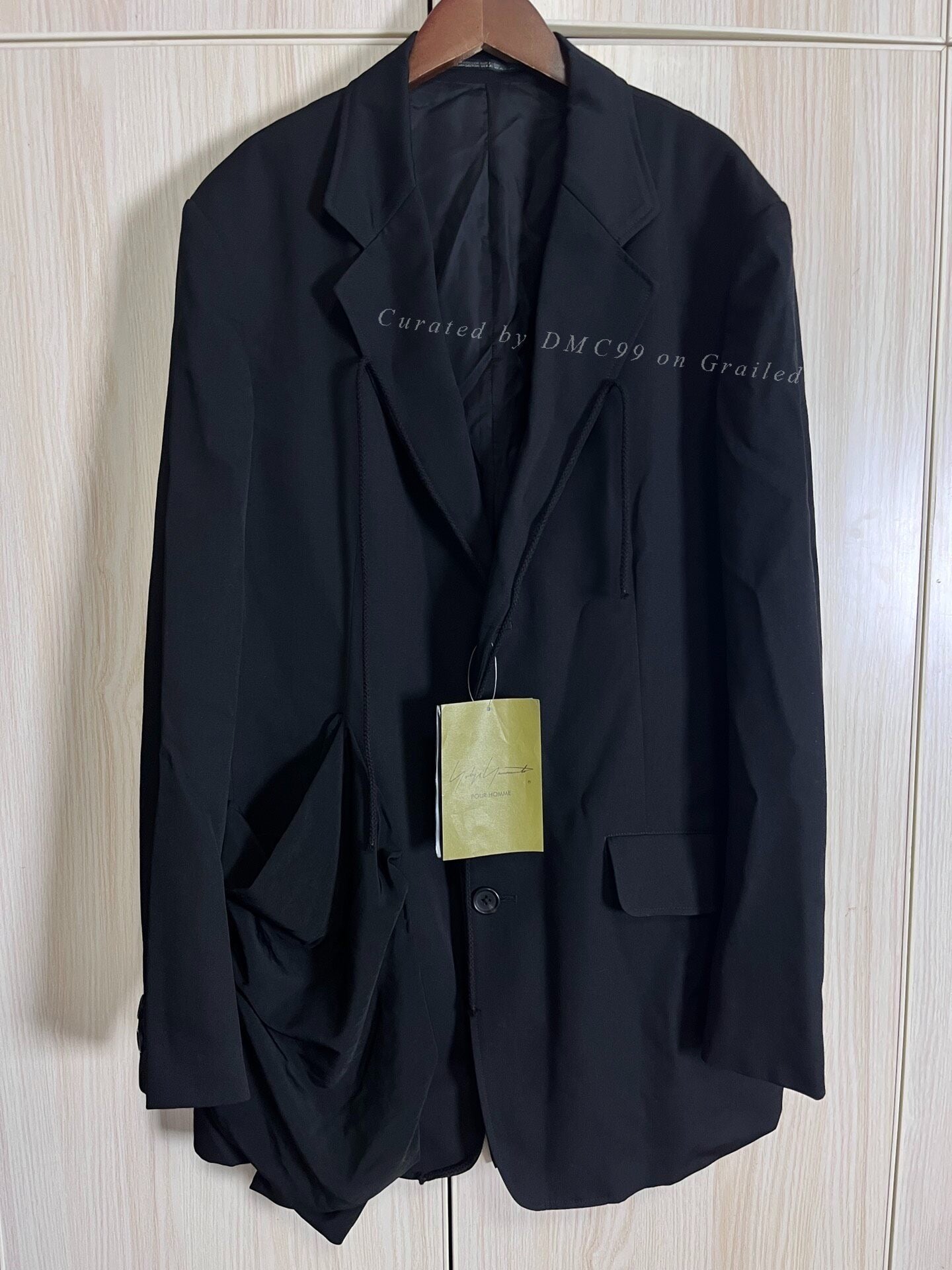 Yohji Yamamoto 23AW Octopus Rope Patch Coat