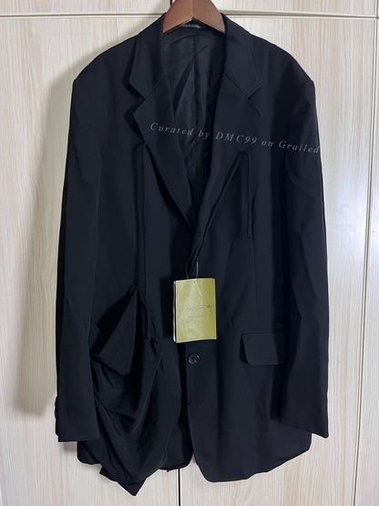 Yohji Yamamoto 23AW Octopus Rope Patch Coat