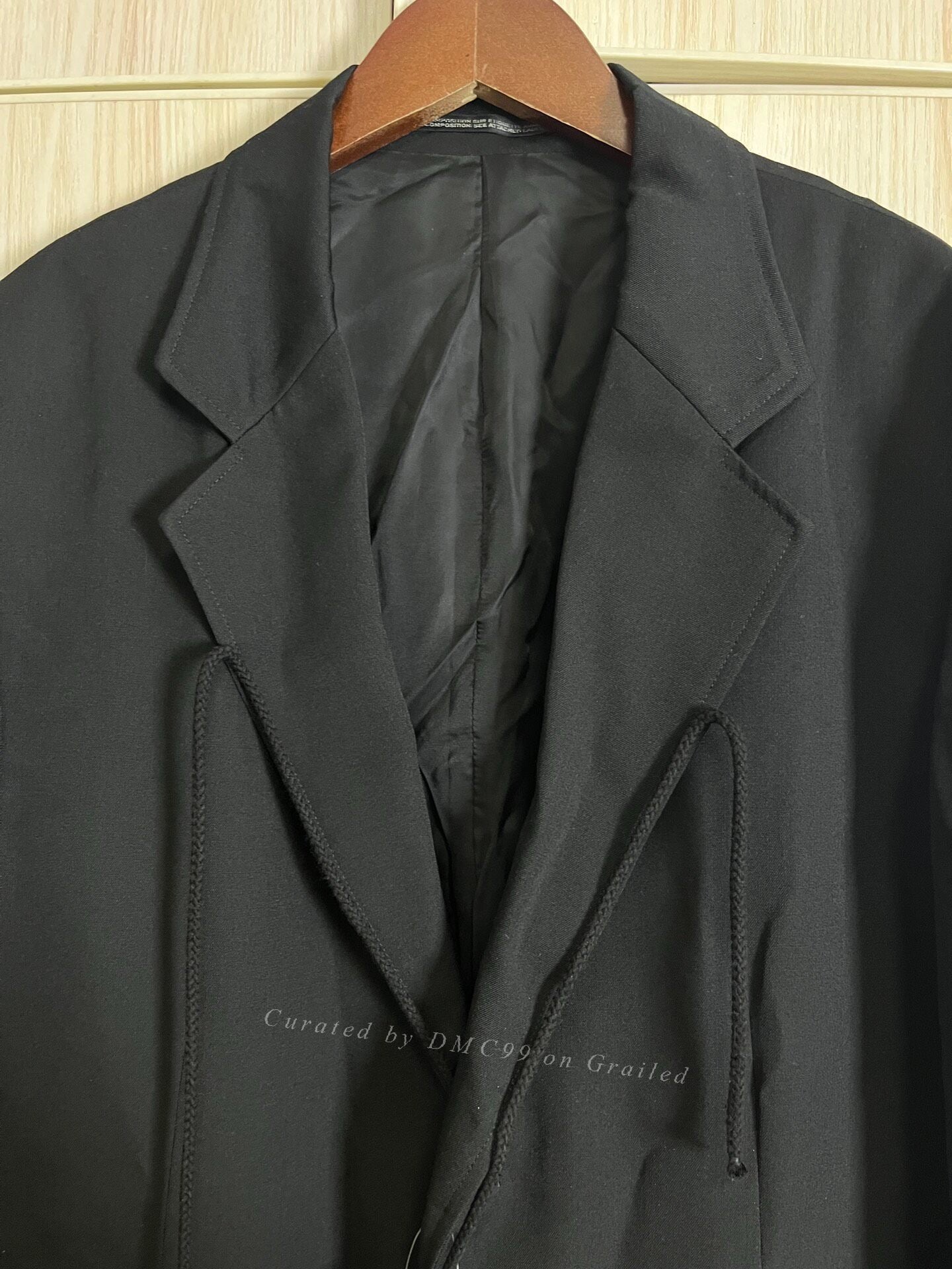 Yohji Yamamoto 23AW Octopus Rope Patch Coat