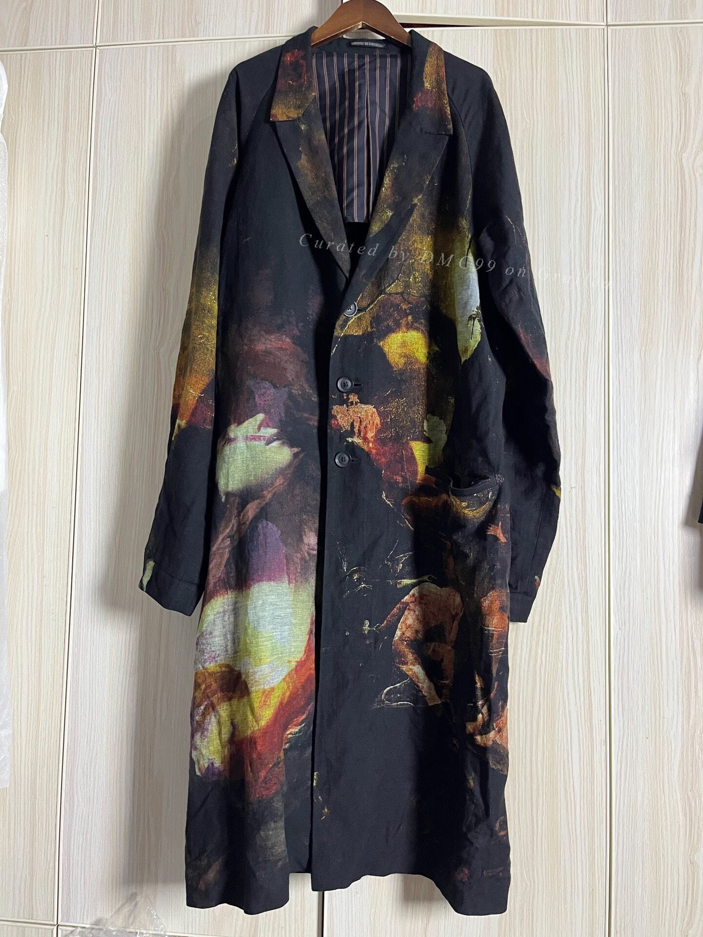 Yohji Yamamoto 24ss Oil Painting Coat