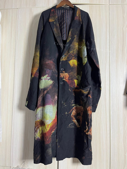 Yohji Yamamoto 24ss Oil Painting Coat