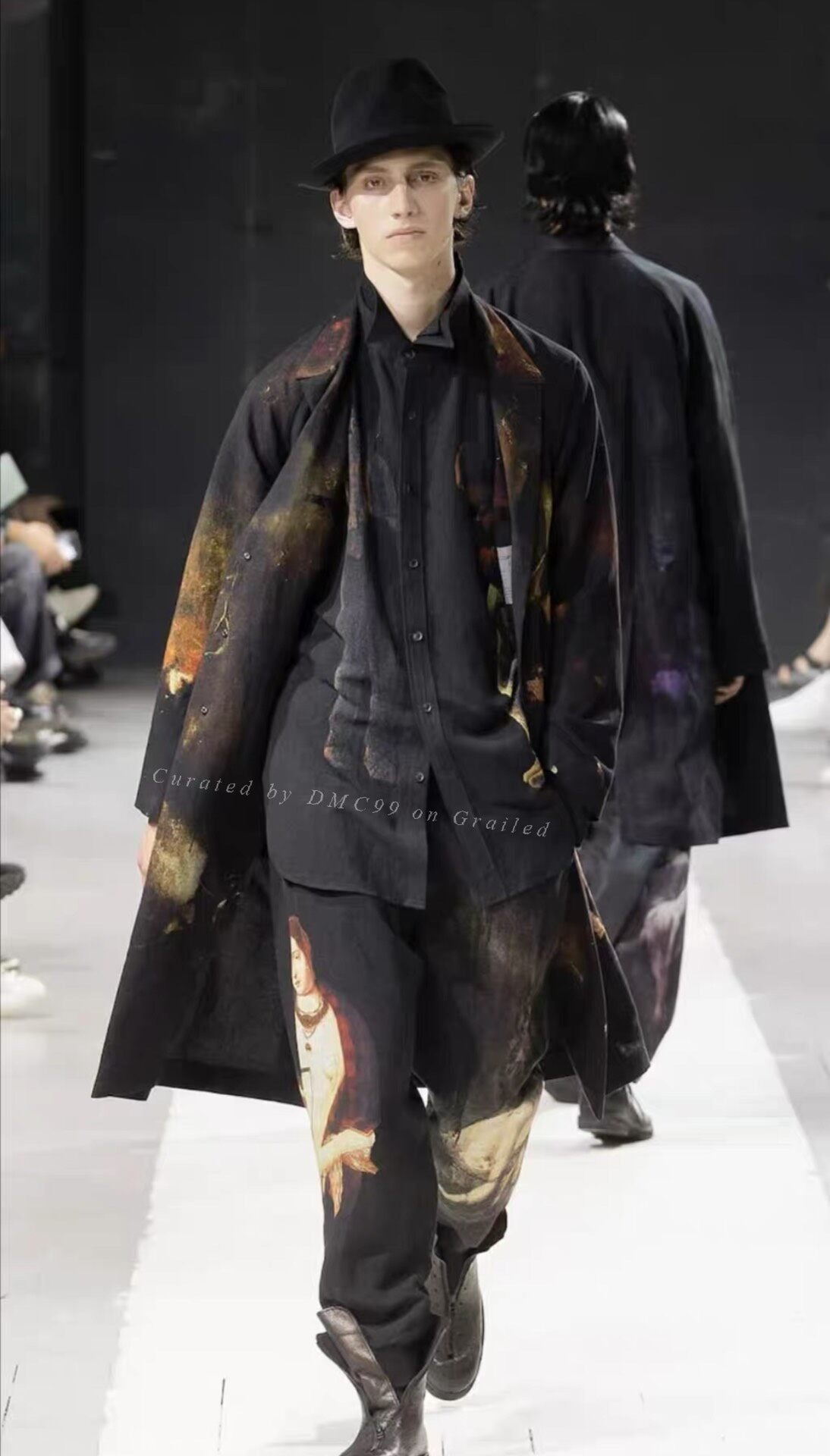 Yohji Yamamoto 24ss Oil Painting Coat