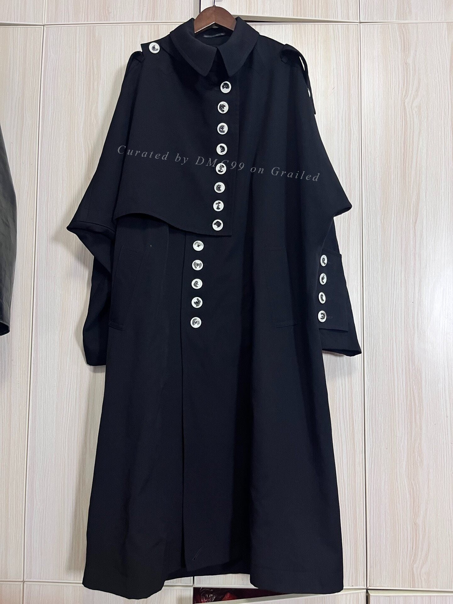 Yohji Yamamoto 19AW White Button Military Coat