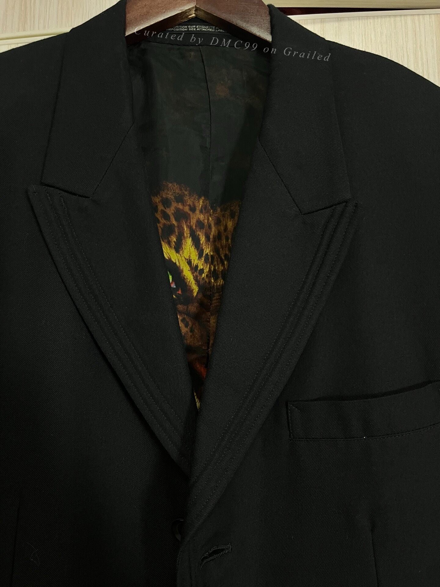Yohji Yamamoto 09AW Leopard Reversible Coat