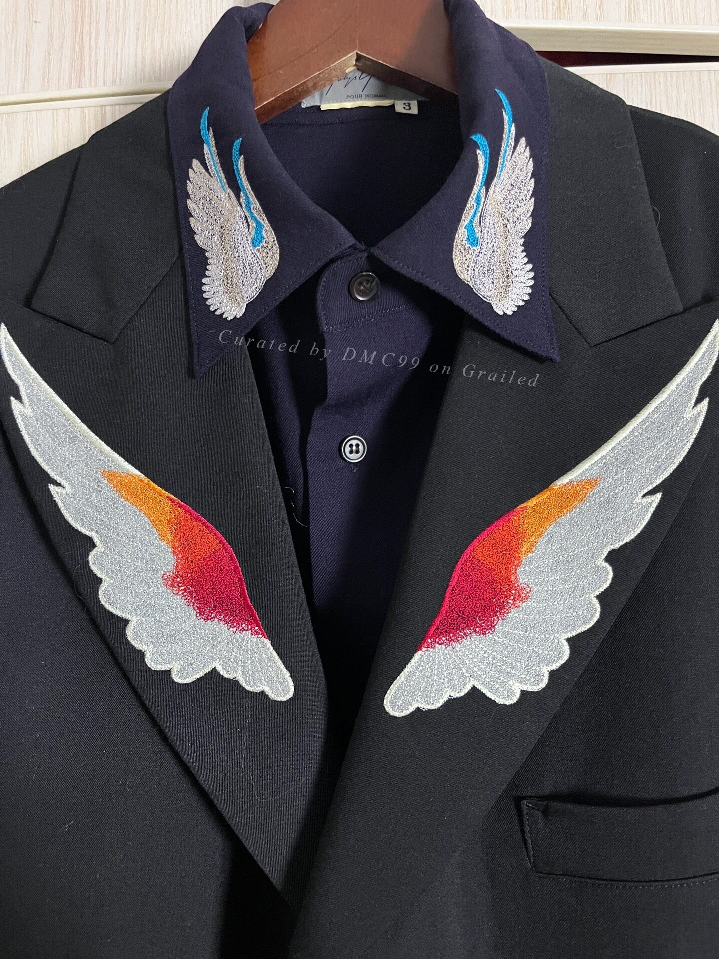 Yohji Yamamoto 02AW Wings Blazer Reissue