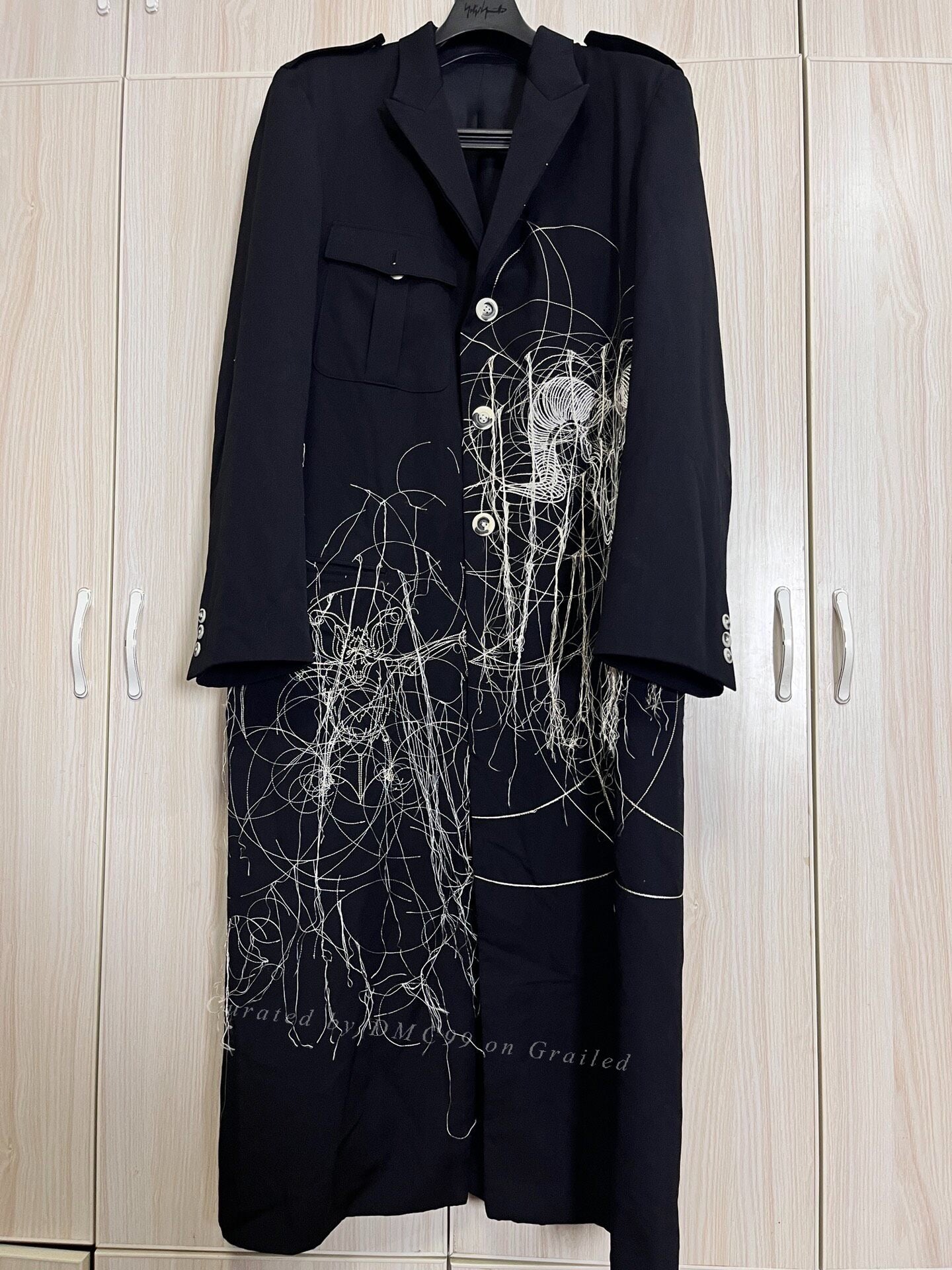 Yohji Yamamoto 19AW Sheep Pattern Coat