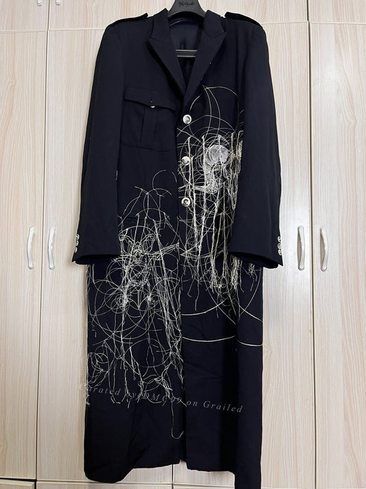 Yohji Yamamoto 19AW Sheep Pattern Coat