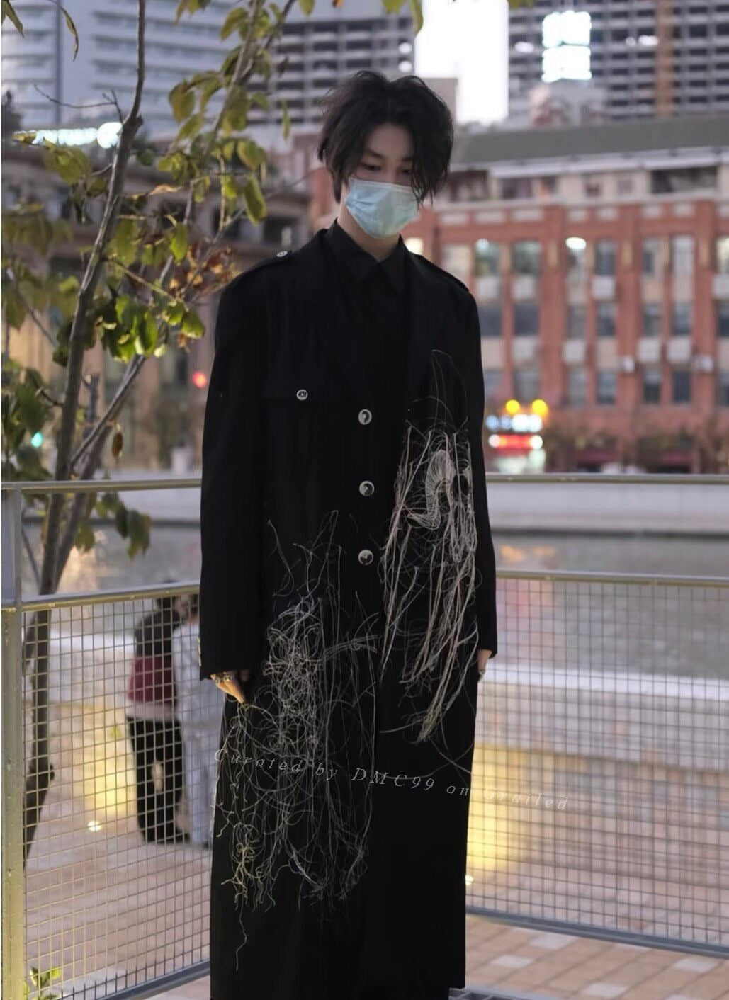 Yohji Yamamoto 19AW Sheep Pattern Coat