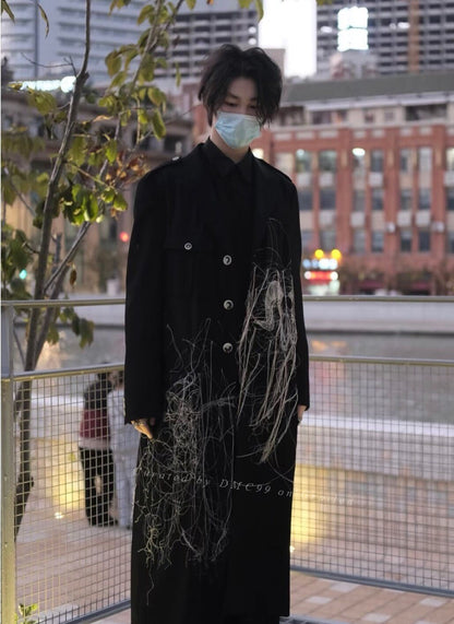Yohji Yamamoto 19AW Sheep Pattern Coat