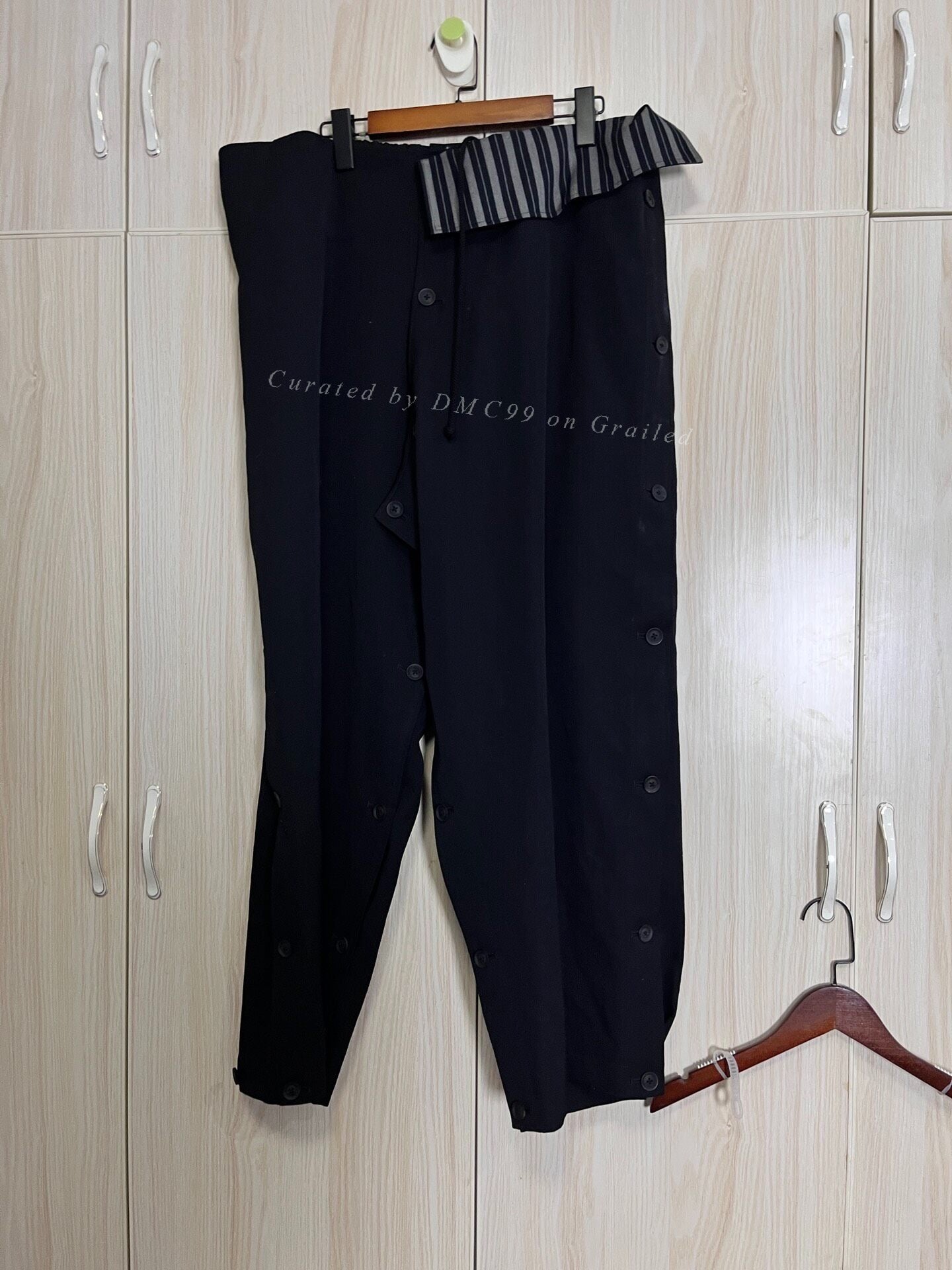 Yohji Yamamoto 21SS Structured Button Pants
