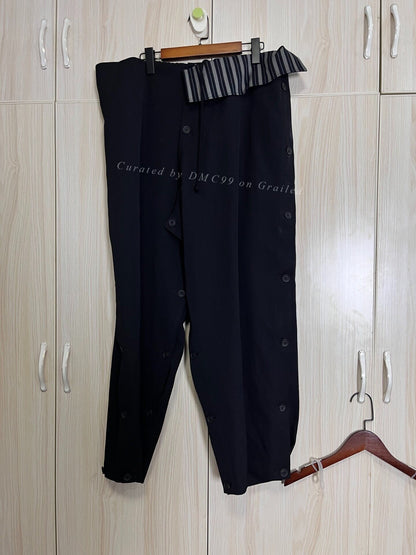 Yohji Yamamoto 21SS Structured Button Pants