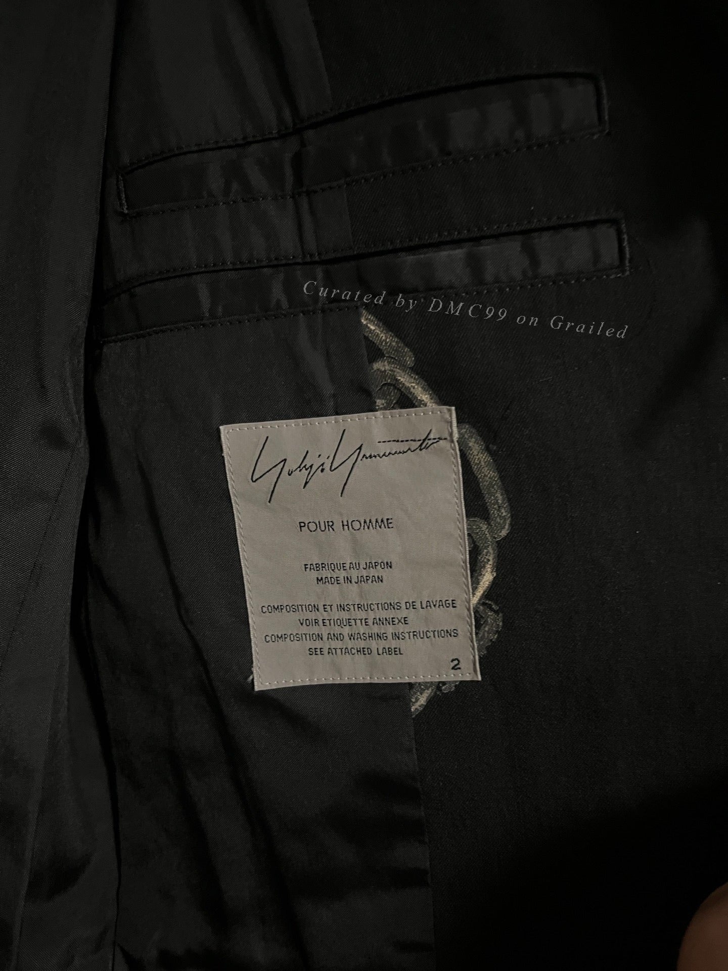 Yohji Yamamoto 14AW Chain Bulldog Jacket