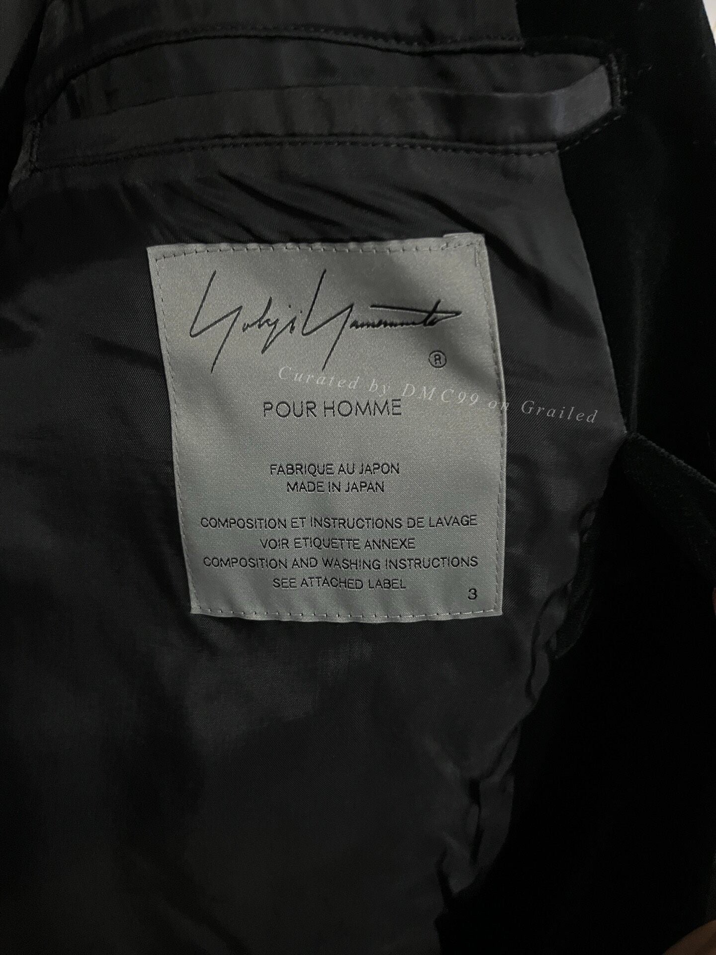 Yohji Yamamoto 19AW Orochimaru
