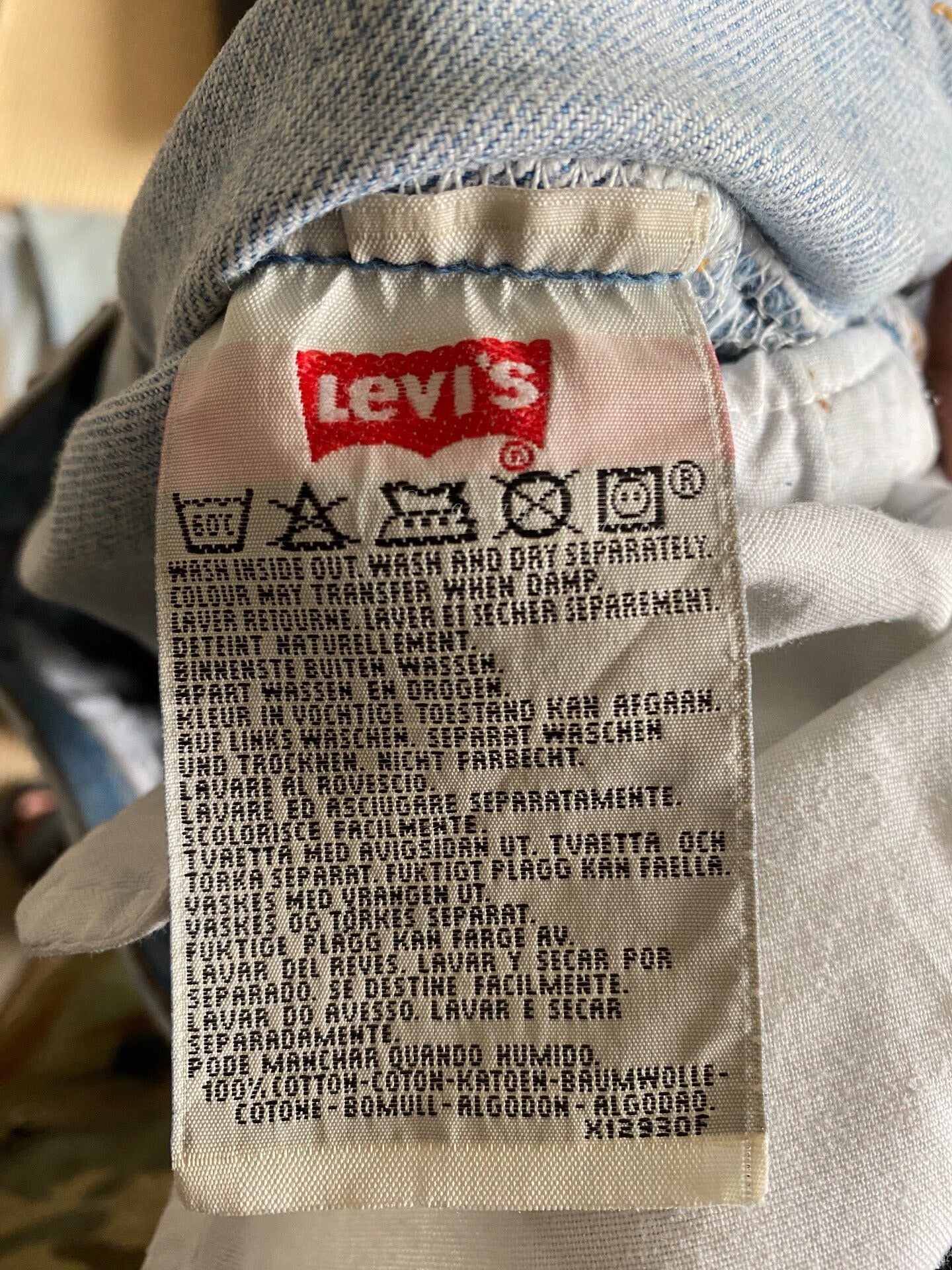 Vintage Levi's 501 90s Jeans
