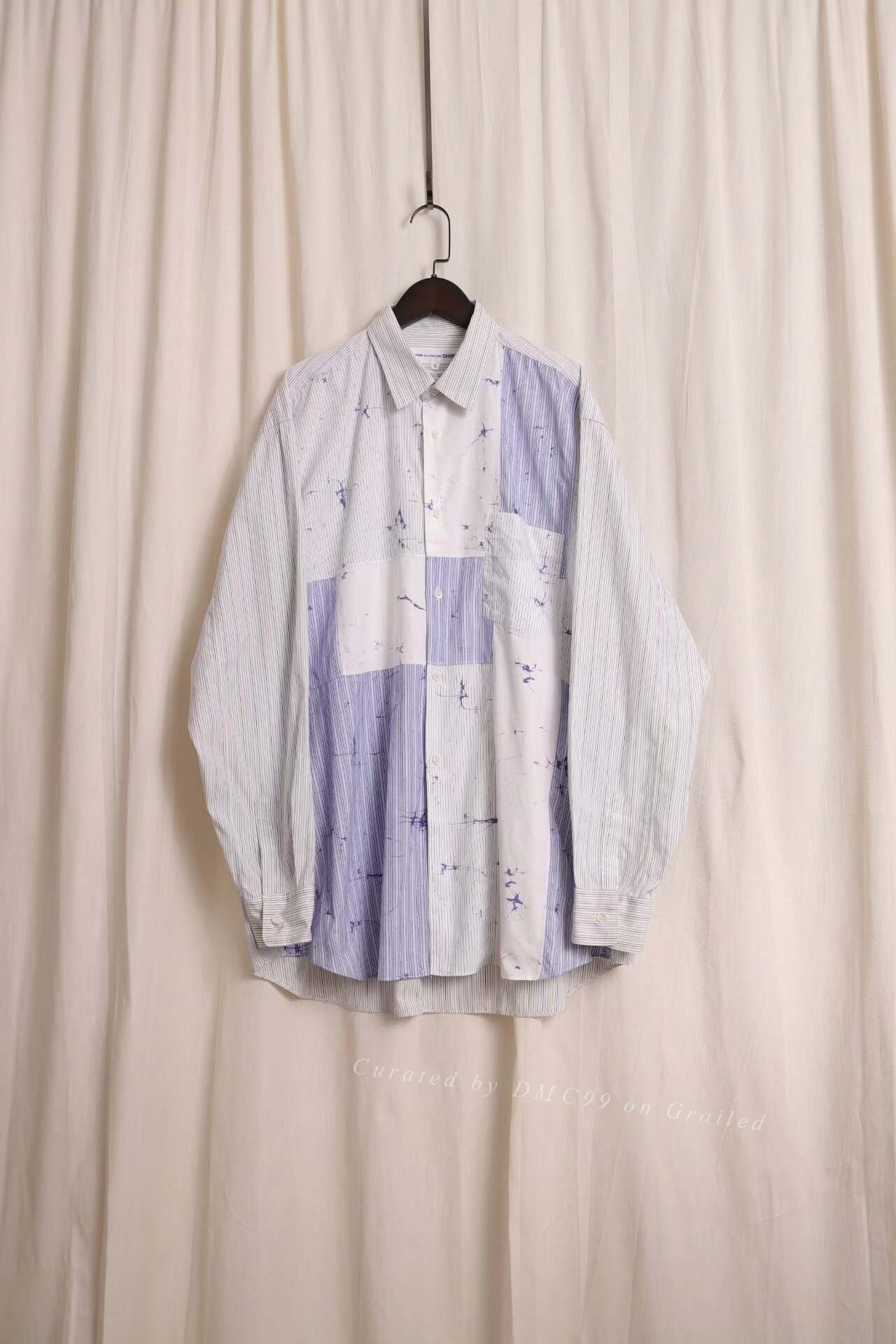 Comme des Garcons Stripe Ice Crack Shirt