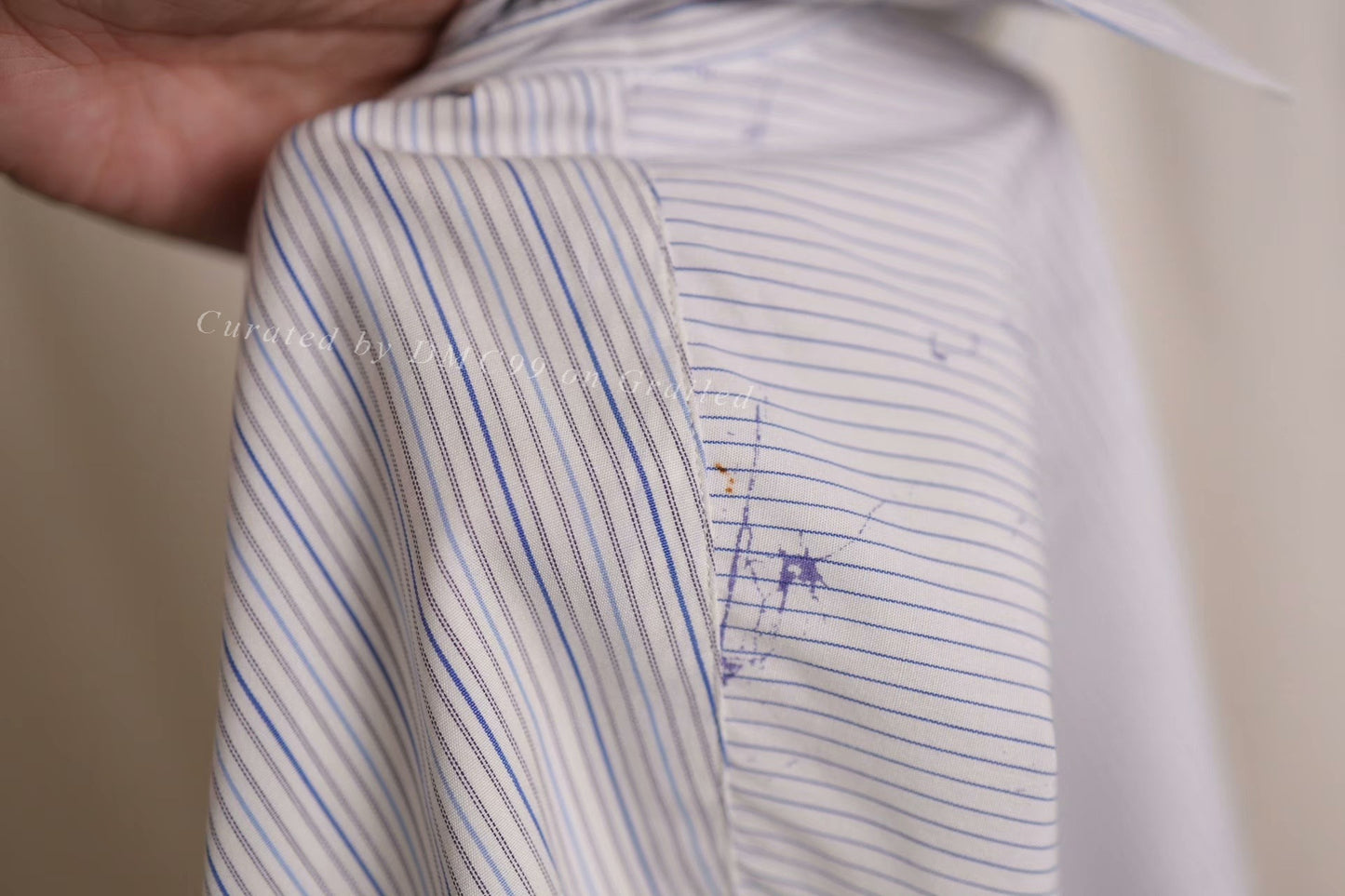 Comme des Garcons Stripe Ice Crack Shirt