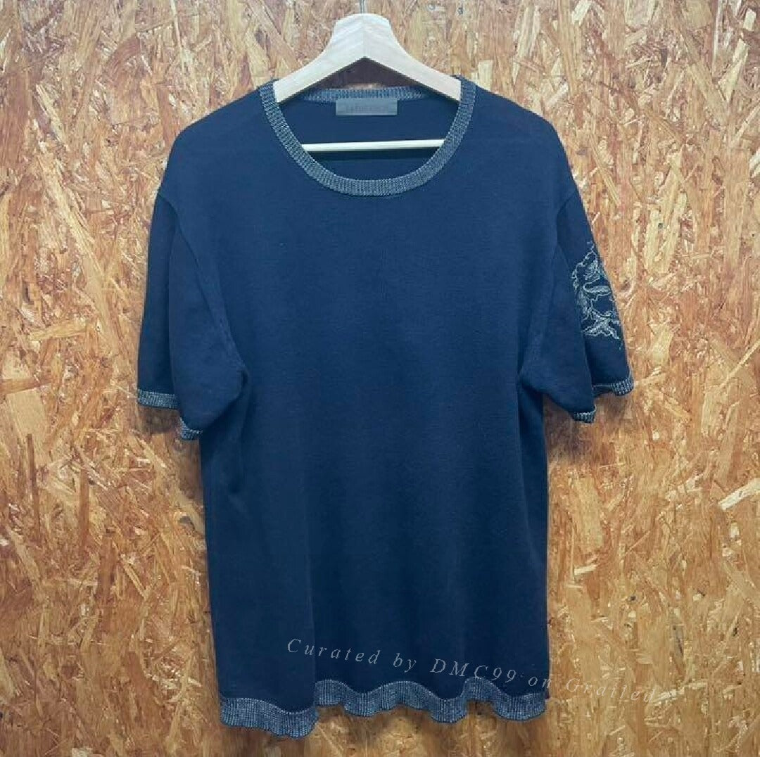 Yohji Yamamoto Embroidered Short-Sleeve