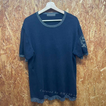 Yohji Yamamoto Embroidered Short-Sleeve