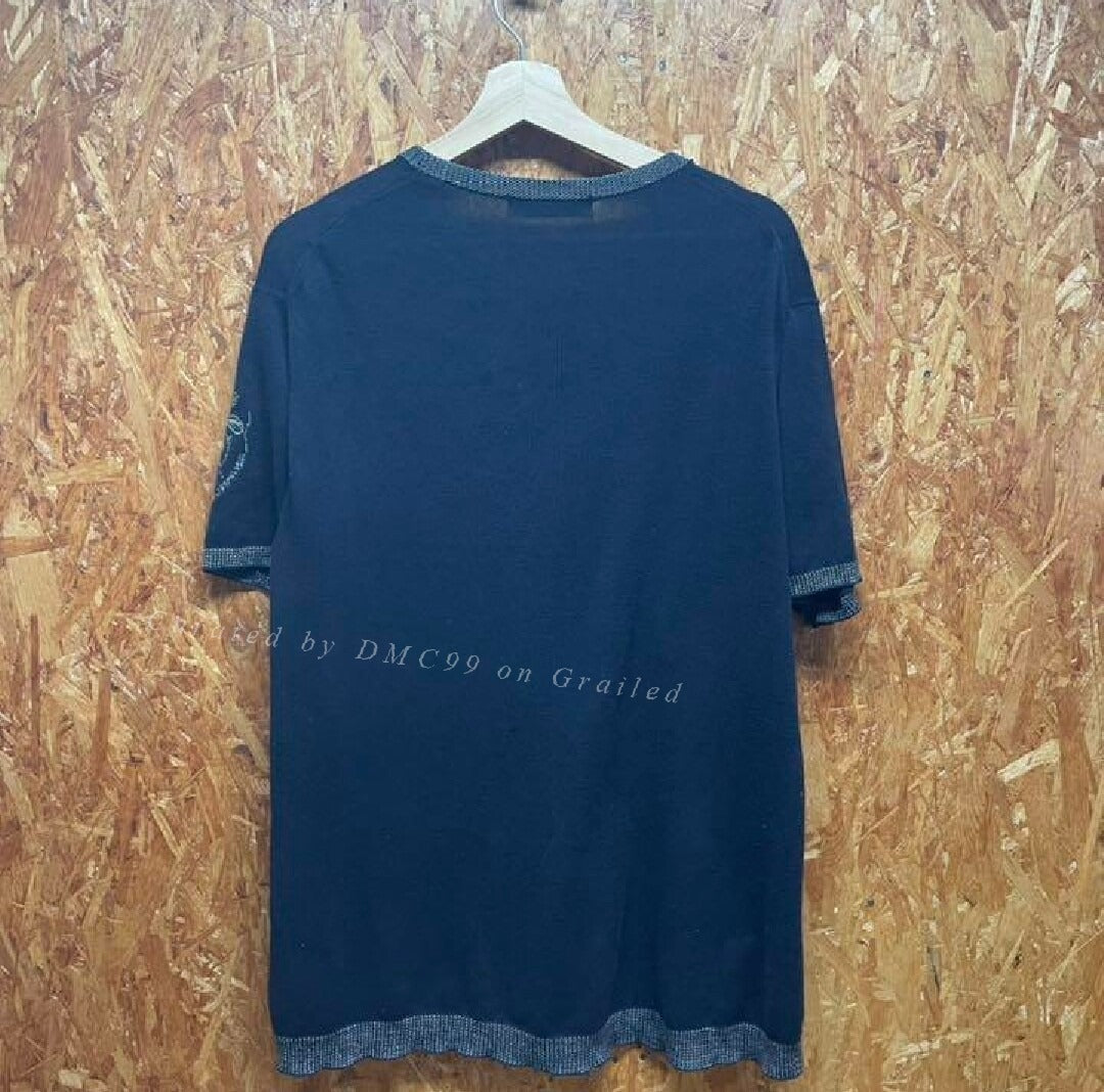 Yohji Yamamoto Embroidered Short-Sleeve