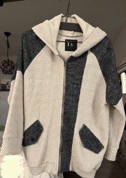 Yohji Yamamoto Spliced Sweater Coat