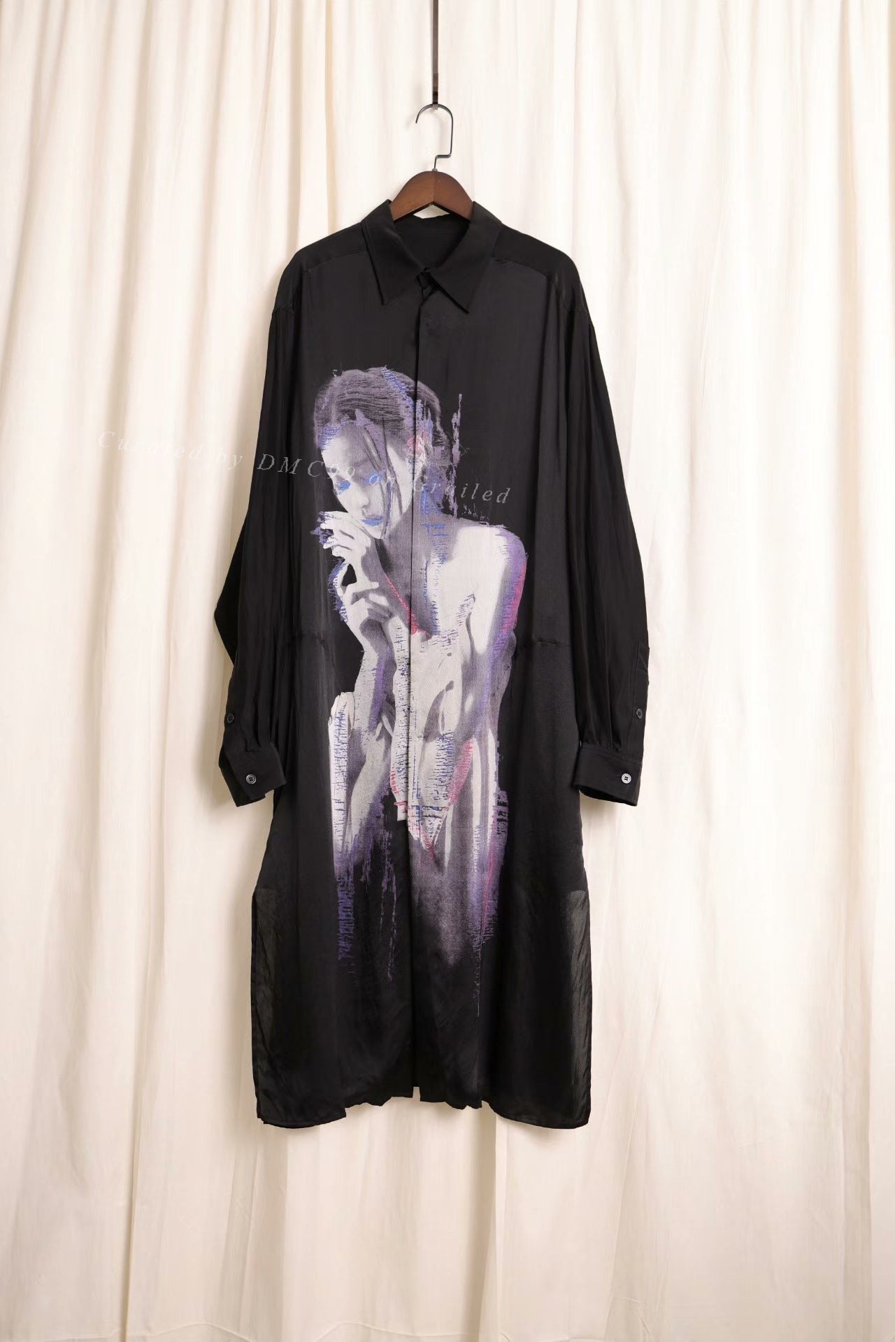 Yohji Yamamoto 2024 AW Silk Long Shirt